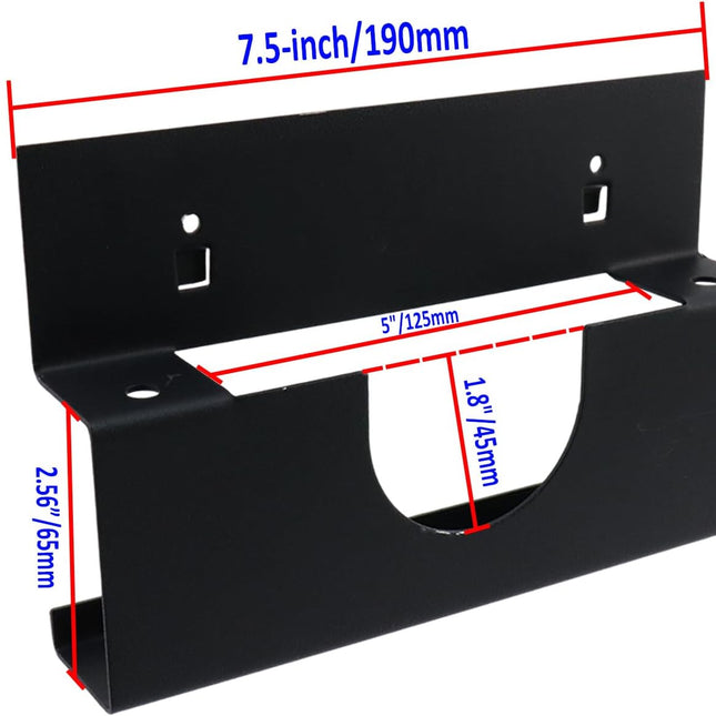 Angle Grinder Holder Fits 3/8" Square Hole Pegboard Heavy Duty Angle Grinder Tool Rack Metal Pegboard Accessorie for Craft Workshop, Office and Home.