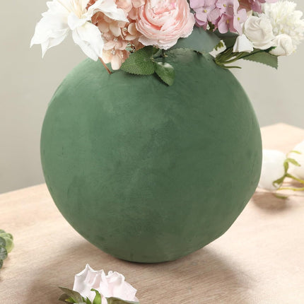 Efavormart Green DIY Flower Arrangements Craft Foam Ball, Smooth Floral Foam Ball 12".