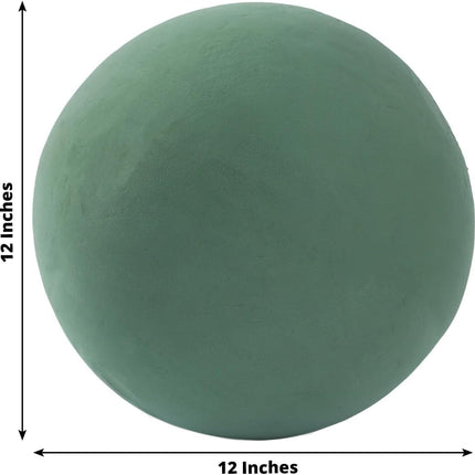 Efavormart Green DIY Flower Arrangements Craft Foam Ball, Smooth Floral Foam Ball 12".