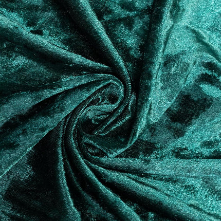 Efavormart Crushed Velvet Backdrop Curtain – Hunter Emerald Green 5ft x 10ft Event Drape with Rod Pocket, Privacy Panel for Photo Booths & Events.
