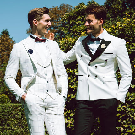 Lapel Flowers for Men Suits, Lapel Pin for Men Satin Rose Artificial Fabric Flowers Brooch Boutonnieres for Wedding Party Prom Ceremony.