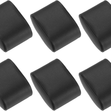 6Pcs Bracelet Watch Pillow PU Leather Jewelry Display Pillows for Watch Box Bangle Cushions Display Storage (2.95" x 2.09" x 1.77", Black).