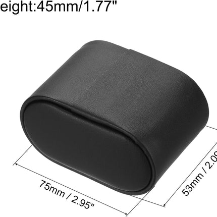 6Pcs Bracelet Watch Pillow PU Leather Jewelry Display Pillows for Watch Box Bangle Cushions Display Storage (2.95" x 2.09" x 1.77", Black).