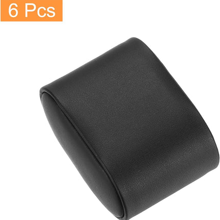 6Pcs Bracelet Watch Pillow PU Leather Jewelry Display Pillows for Watch Box Bangle Cushions Display Storage (2.95" x 2.09" x 1.77", Black).