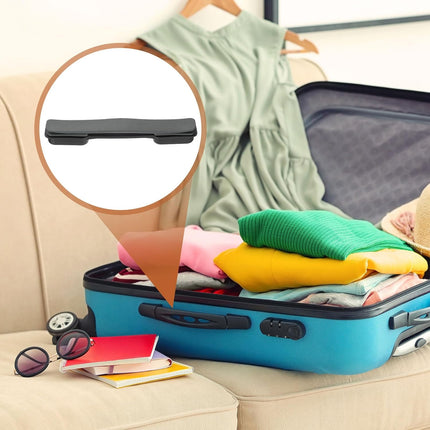 2 Pcs Luggage Handle Replacement 8.5 Inch Suitcase Handle Carry Strap Plastic Pull Handle Grip Luggage Replacement Parts with Screws for Suitcase Box Luggage Case, Dark Grey.