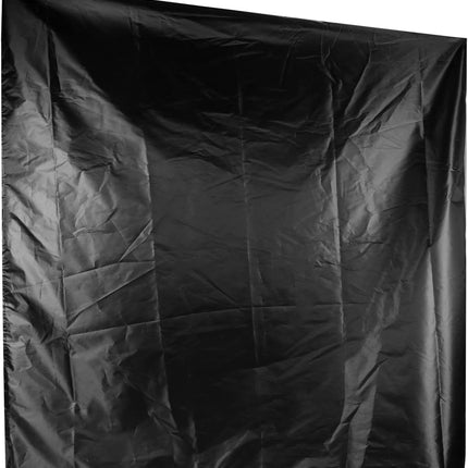 Exercise Bike Cover, Upright Outdoor Waterproof UV Dust Wind Bicycle Storage for Most Fitness Stationary Bikes, Premium Sport Training Bike (Black).