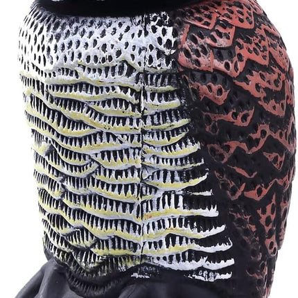 Fake Owl Decoys to Scare Birds Away, Rotating Head Sculptures, Nature Enemy Scarecrow Plastic Statues, Pest Repellent, Bird Control and Pigeon Deterrent Outdoor Yard, Garden Protectors.