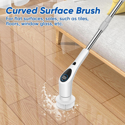 9-in-1 Electric Spin Scrubber Replaceable Brush Heads Set, Universal Electric Scrub Brush Heads for All Brands, Spin Brush Heads for Shower Scrubber, Electric Cleaning Brush for Bathroom Floor Tile.