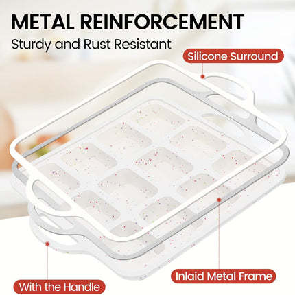 Silicone Mini Loaf Pan with Metal Frame & Silicone Bread Loaf Pans.