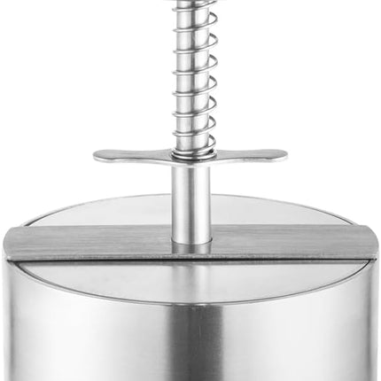 304 Stainless Steel Burger Press - 4.5" Hamburger Patty Maker, Heavy Duty Stainless Steel Burger Press for Ground Beef, Burgers (Dishwasher Safe).