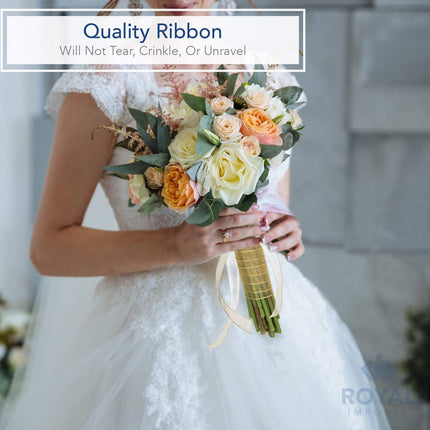Organza Wired Sheer Ribbon 1.5" (#9) for Floral & Craft Decoration, 50 Yard Roll (150 FT Spool), Red.