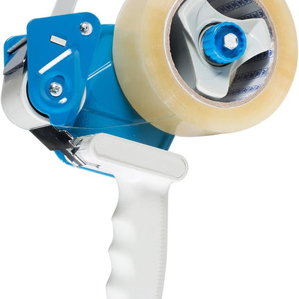 Packing Tape Dispenser, Shipping Tape Gun, Heavy Duty Roller for Box Sealing, Moving, Office, Warehouse, Packaging, Industrial Durable Handheld Tape Cutter - Fits 2" Wide Rolls.