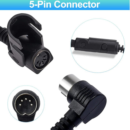 Recliner Remote Lift Chair Remote Replacement 2 Button (Up/Down) 5-Pin Hand Controller for Lazyboy, Golden Limoss OKIN.
