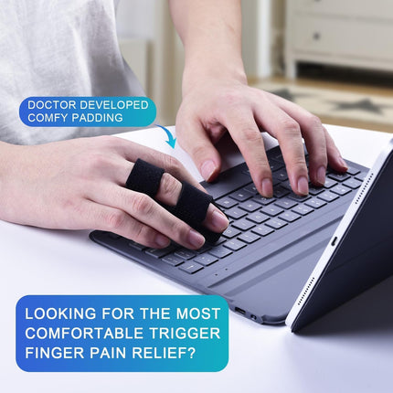 Finger Splints, 7pcs Finger Support Brace Finger Stabilizer for Broken Fingers Straightening Arthritis Knuckle Immobilization.
