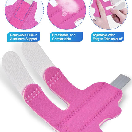 Finger Splints, 7pcs Finger Support Brace Finger Stabilizer for Broken Fingers Straightening Arthritis Knuckle Immobilization.