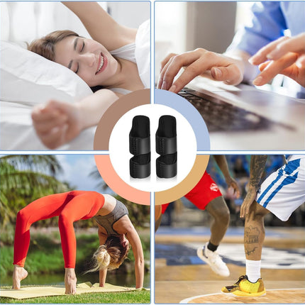 Finger Splints, 7pcs Finger Support Brace Finger Stabilizer for Broken Fingers Straightening Arthritis Knuckle Immobilization.
