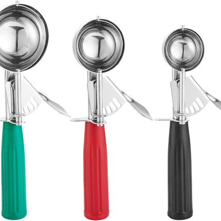 Cookie Scoop Set, Ice Cream Scoop Set, Cookie Scoops for Baking, Multiple Size Large-Medium-Small Size Disher, Professional 18/8 Stainless Steel Cupcake Scoop.