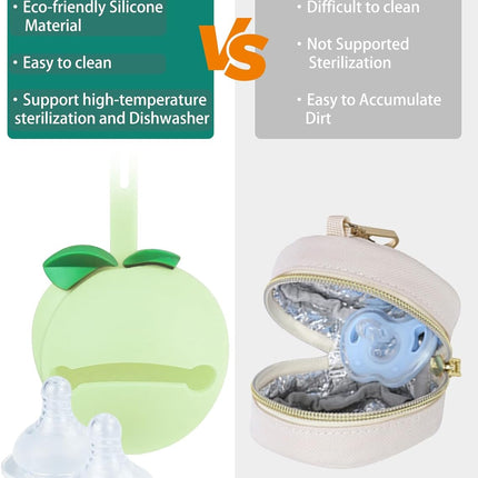 Diaper Bag Tote, Baby Diaper Tote Bags Crossbody Hospital Bag Travel Large Mommy Bag, with Silicone Pacifier Case.