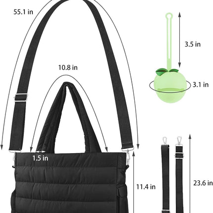 Diaper Bag Tote, Baby Diaper Tote Bags Crossbody Hospital Bag Travel Large Mommy Bag, with Silicone Pacifier Case.