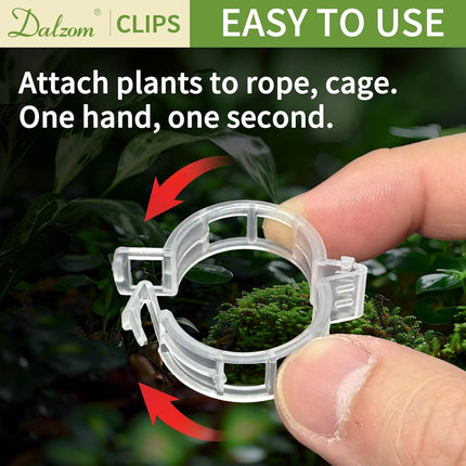 300Pcs Tomato Clips, Plastic Trellis Clips Plant Support Clips, Plant Clips for Support, Grape Vine, Tomato Vine, Vegetables Plants, Garden Clips to Grow Upright Makes Plants Healthier.