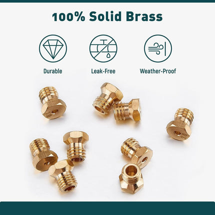Natural Gas Conversion Kit, Propane to NG Orifices Nozzle, for Blackstone 28'' & 36'' Griddles, Rangetop Combo, Tailgater, DIY Burner Replacement Parts.