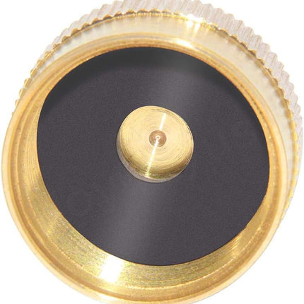 Solid Brass Refill Propane Bottle Cap Universal for All 1 LB Gas Tank Cylinder Sealed Protect Cap(Pack of 12).