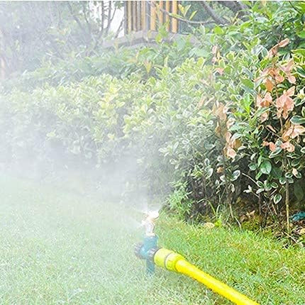 Brass Misting Spray Nozzle 1/2" NPT Male 4-Holes Garden Sprinklers Irrigation Connector Water Sprinklers Mister Heads Fitting with Filter Mesh (Pack of 3).