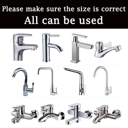 2Set Faucet Quick Connect to Garden Hose 22mm Female x 24mm Male Thread to 3/4" GHT Male Thread Snap Adapter for Bathroom Kitchen Indoor Sink Faucet.