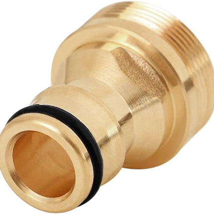 2Set Faucet Quick Connect to Garden Hose 22mm Female x 24mm Male Thread to 3/4" GHT Male Thread Snap Adapter for Bathroom Kitchen Indoor Sink Faucet.