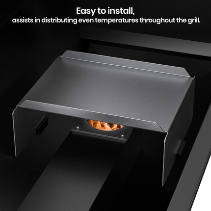 Heavy Duty Steel Heat Baffle Diffuser Replacement Part for Traeger, Camp Chef and Most Other Brand Pellet Grills.