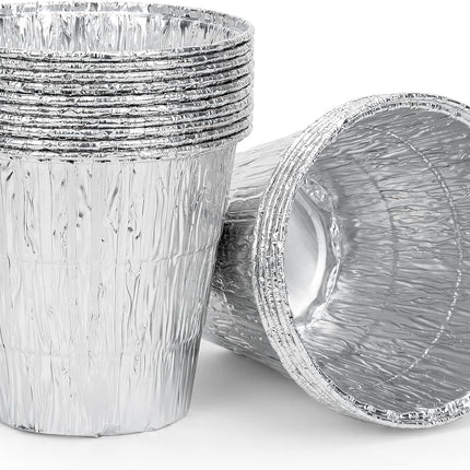 15 Pack Grease Bucket Liners for Traeger Grills, Disposable Aluminum Drip Tray Liner for Traeger Pro 575/780, 20/22/34/ Series, Ironwood 650/885, 4.9" x 4.5".