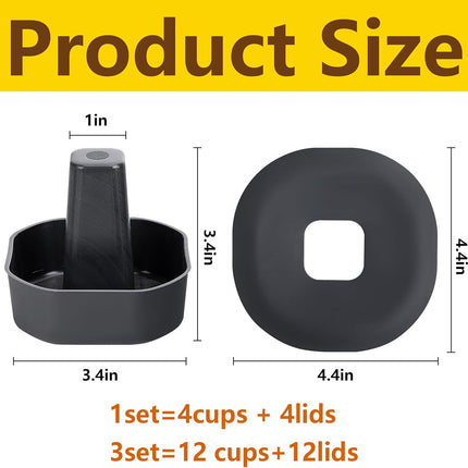 3 Sets/12Pcs Beehive Stands- Sturdy Beehive Feet Stands- Beehive Base Beekeeping Hive Support Tools for Outdoor Garden Beekeeper Workshop.