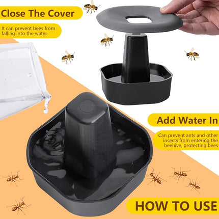 3 Sets/12Pcs Beehive Stands- Sturdy Beehive Feet Stands- Beehive Base Beekeeping Hive Support Tools for Outdoor Garden Beekeeper Workshop.
