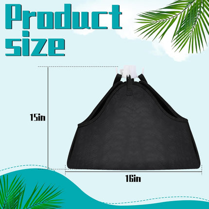 1 Set Beach Umbrella Base Weight- 600D Oxford Cloth Sun Umbrella Fillable Weights Sand Bags- Heavy Duty Beach Umbrella Stand Sand Anchor for Outdoor Patio Garden.
