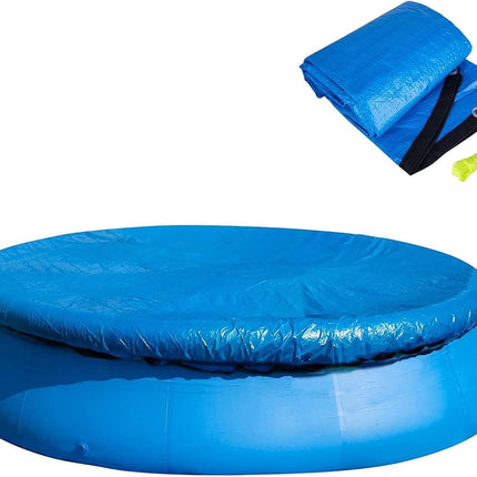 10 Ft Dust Pool Cover Protector-Solar Cover for Round Frame Pools-Pool Cover for Round Inflatable-Pool Cover Protector Heat Retaining Blanket.