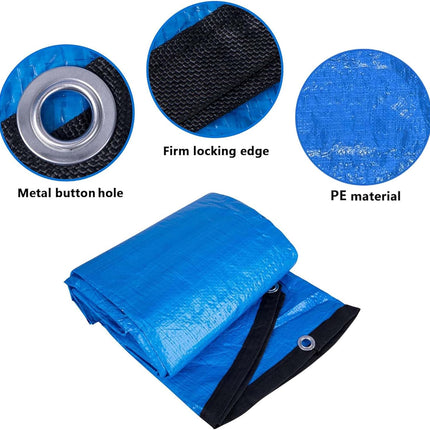 10 Ft Dust Pool Cover Protector-Solar Cover for Round Frame Pools-Pool Cover for Round Inflatable-Pool Cover Protector Heat Retaining Blanket.