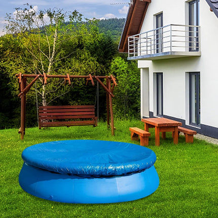 10 Ft Dust Pool Cover Protector-Solar Cover for Round Frame Pools-Pool Cover for Round Inflatable-Pool Cover Protector Heat Retaining Blanket.