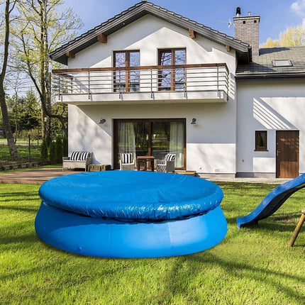 10 Ft Dust Pool Cover Protector-Solar Cover for Round Frame Pools-Pool Cover for Round Inflatable-Pool Cover Protector Heat Retaining Blanket.