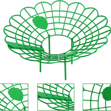 15Pack Strawberry Supports - Strawberry Plant Support Stand Strawberry Growing Racks Protector Strawberry Growing Frame Holder Cage (15, B).
