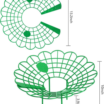 15Pack Strawberry Supports - Strawberry Plant Support Stand Strawberry Growing Racks Protector Strawberry Growing Frame Holder Cage (15, B).