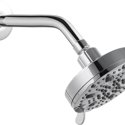 Shower Arm 10 in Bundle with 9 Mode Shower Head, Chrome.