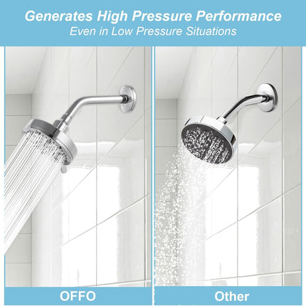Shower Arm 10 in Bundle with 9 Mode Shower Head, Chrome.