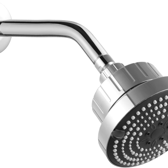 Shower Arm 10 in Bundle with 6 Mode Filtered Shower Head, Chrome.
