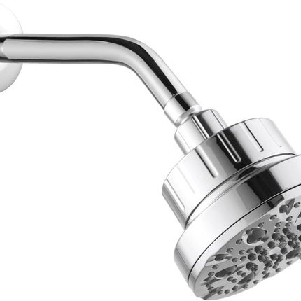 Shower Arm 10 in Bundle with 9 Mode Filtered Shower Head, Chrome.