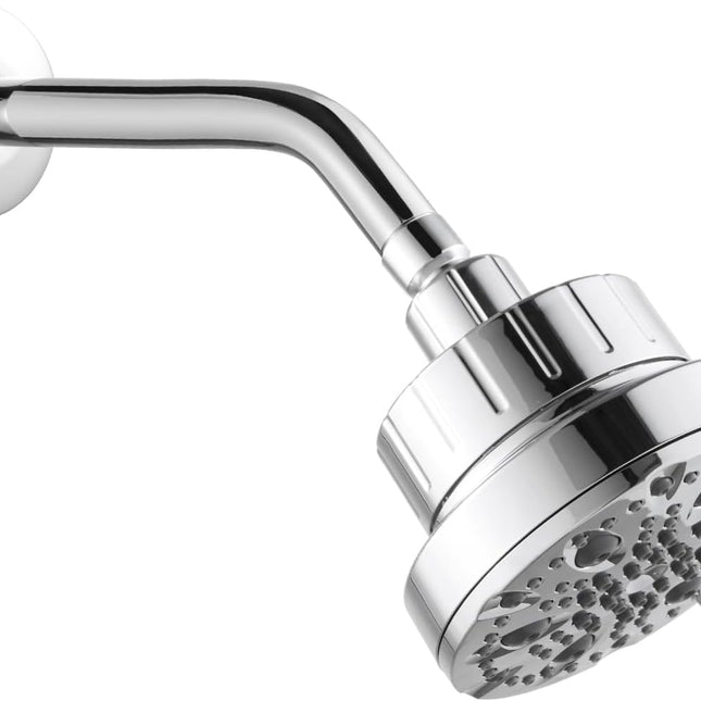 Shower Arm 10 in Bundle with 9 Mode Filtered Shower Head, Chrome.