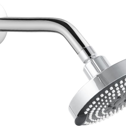 Shower Arm 10 in Bundle with 6 Mode Shower Head, Chrome.