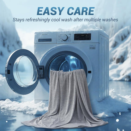 Cooling Blanket King, Arc-Chill Q-Max >0.5 for Hot Sleepers, Absorbs Heat to Keep Body Cool for Night Sweats, Lightweight Summer Cool Blankets for Sleeping, Gifts for Women & Men,Grey.