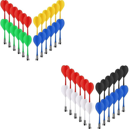 24 pcs +24 pcs Magnetic Darts Bundle, Safe Plastic Darts Replacement Dart for Magnet Dartboard.