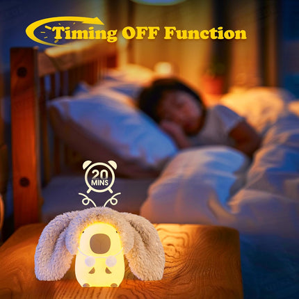 Capybara Night Light White Elephant Gifts - Rechargeable Silicone Touch Lamp, 2-Level Dimmable, 20-Min Timer, Safe Nursery Decor for Kids & Valentines Day Gifts.