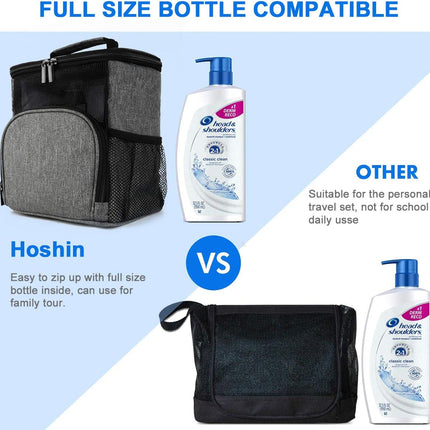 Mesh Shower Caddy Tote Bag, Portable Toiletry Bag Bath Organizer for College Dorms, Gym, Camp, Women and Men.